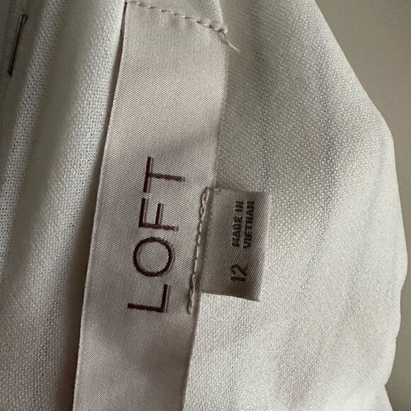 LOFT Striped Dress, Size 12 - Picture 6 of 10